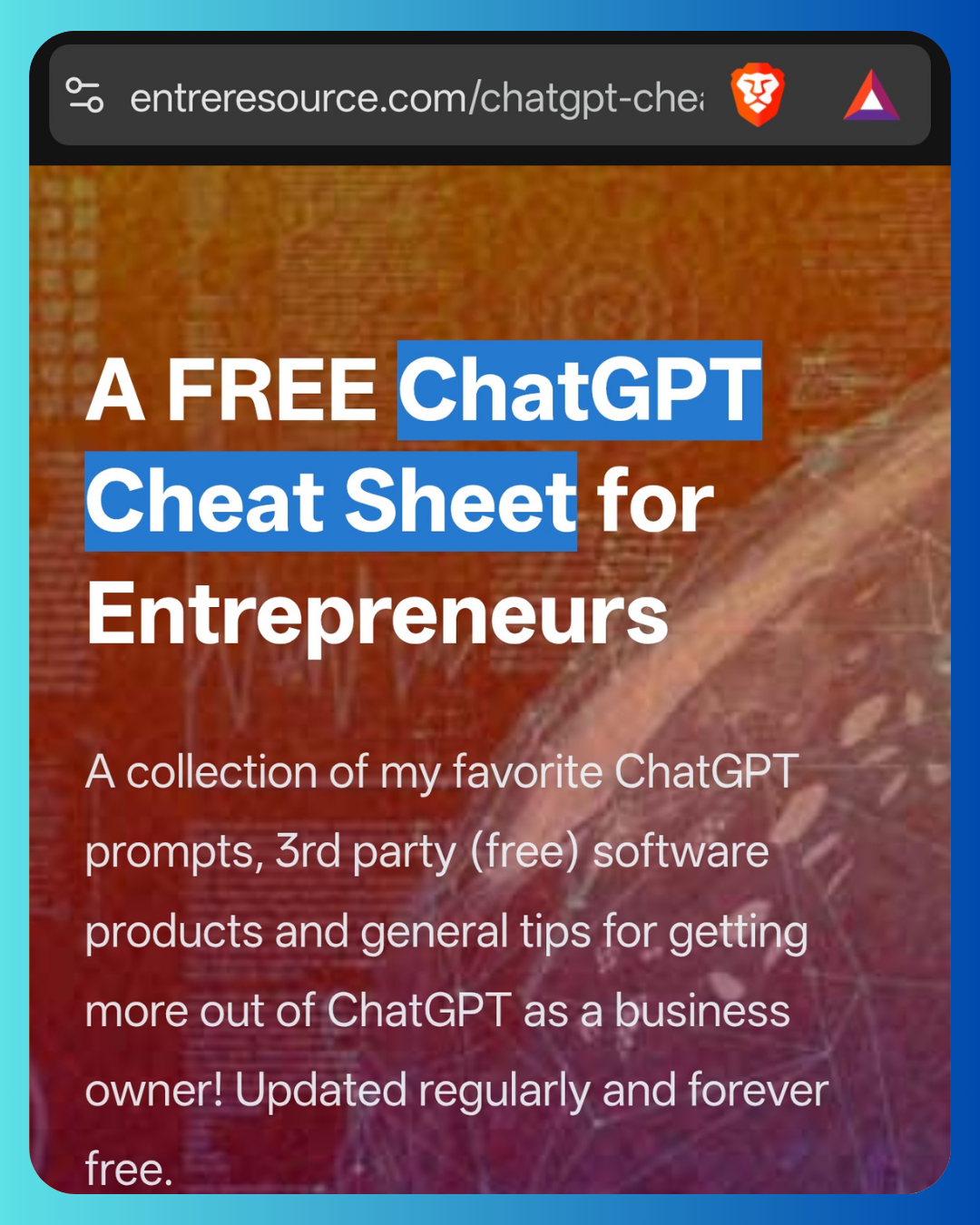 GPT Cheat Sheet